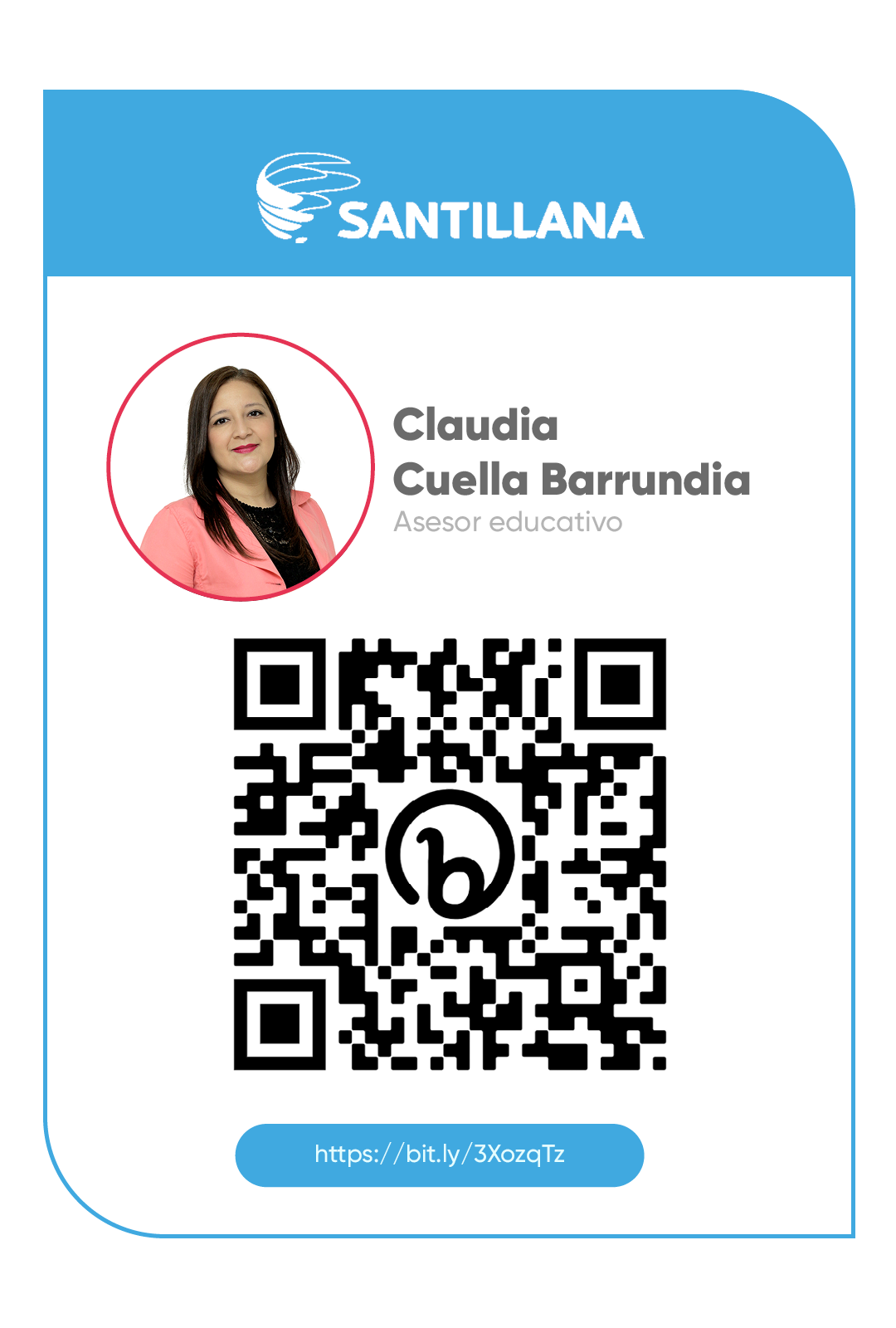 Código QR de Claudia Maria Cuellar Barrundia