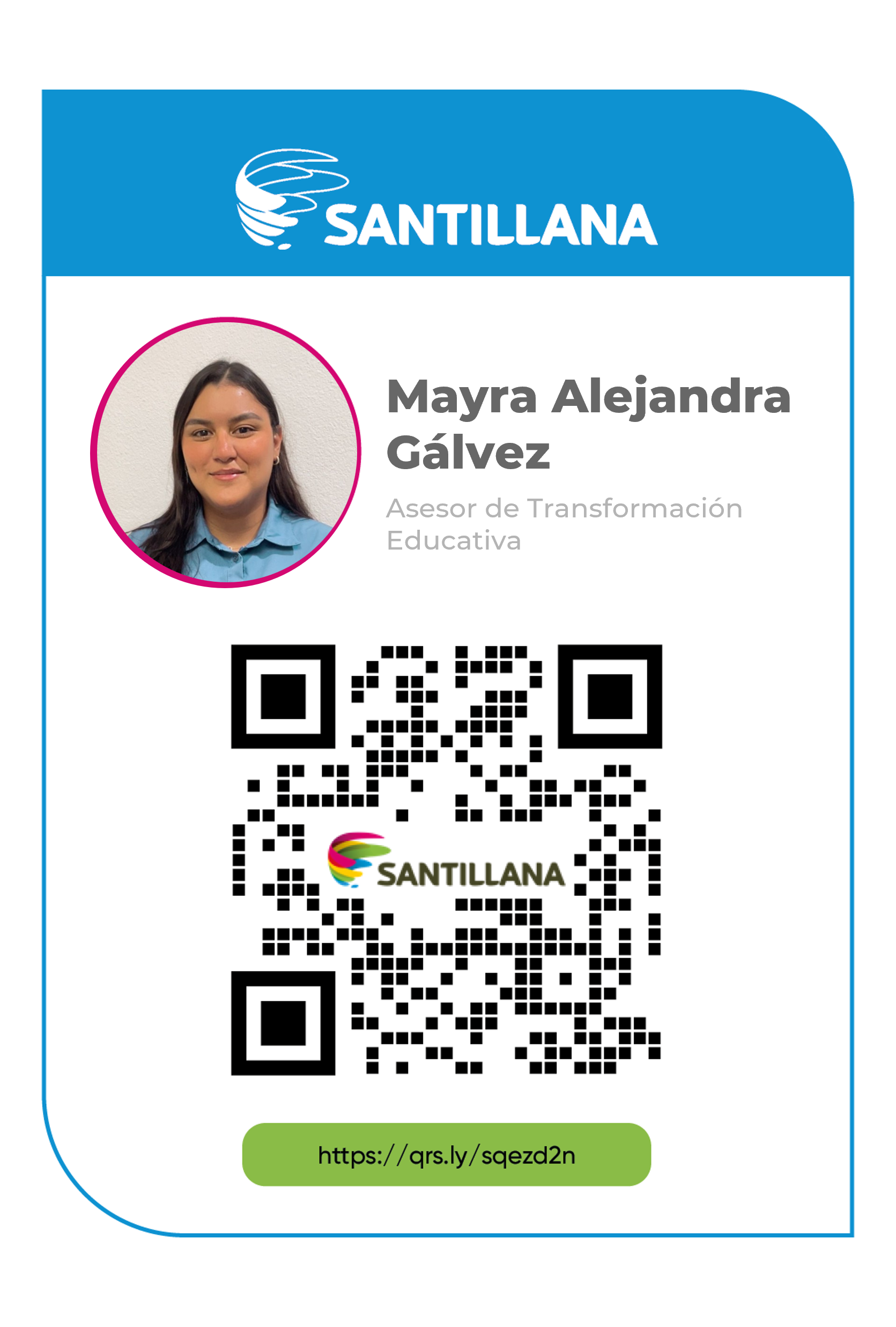 Código QR de Mayra Gálvez