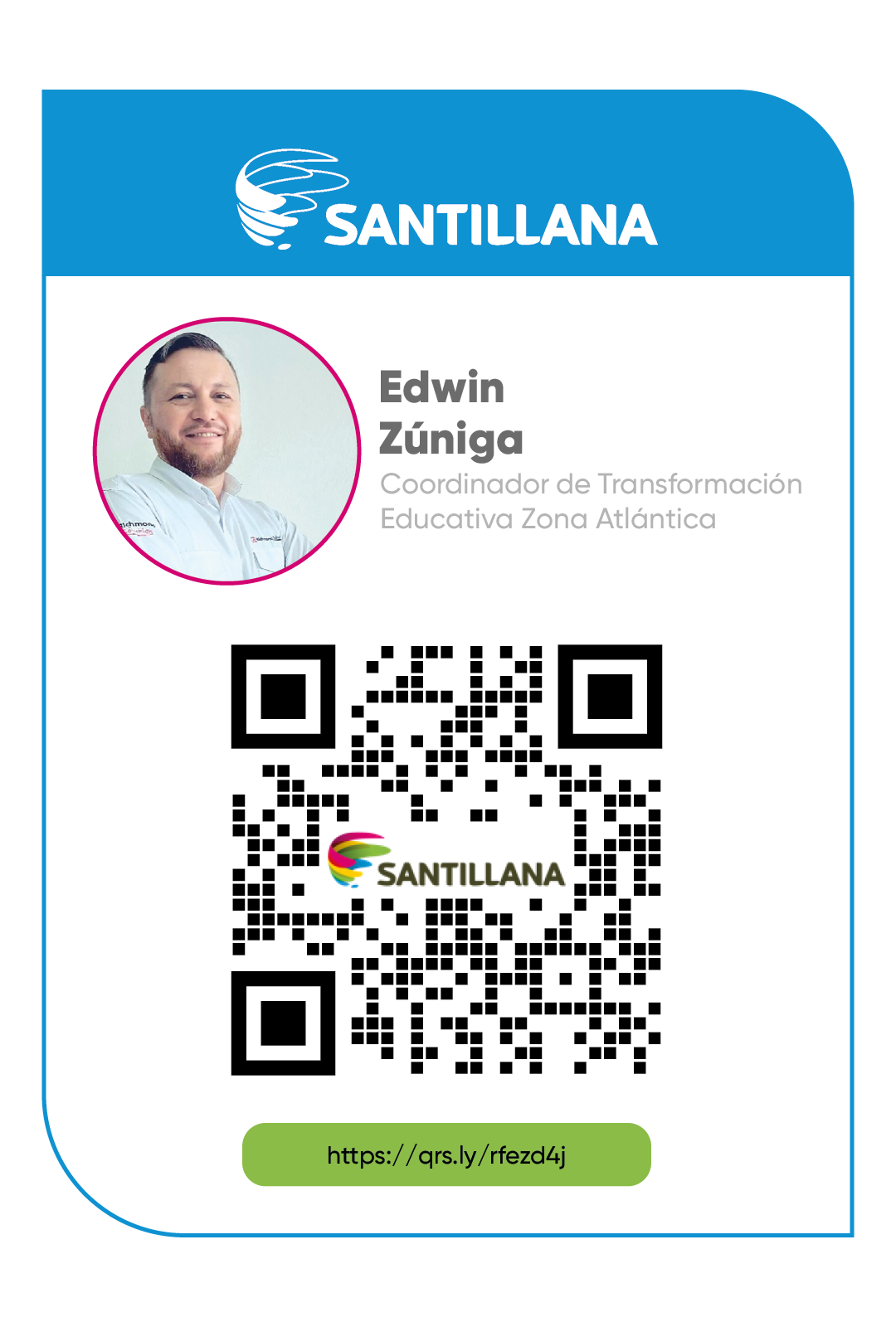 Código QR de Edwin Zúniga