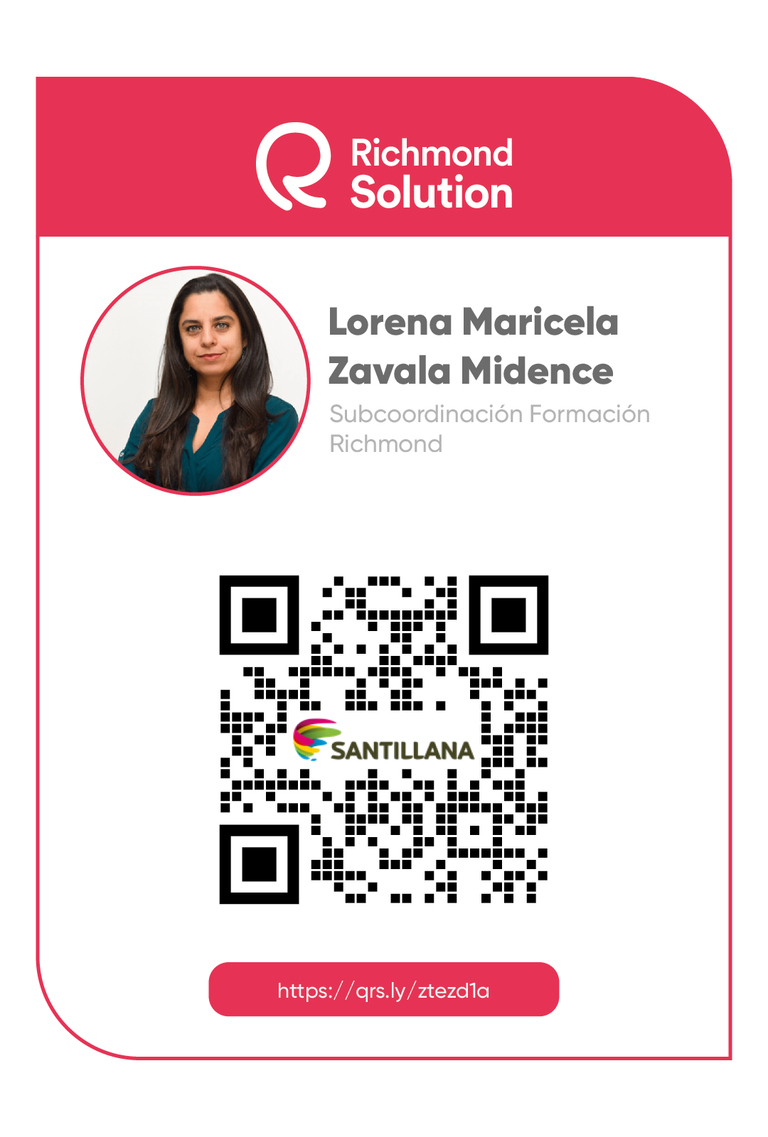 Código QR de Lorena Maricela Zavala Midence