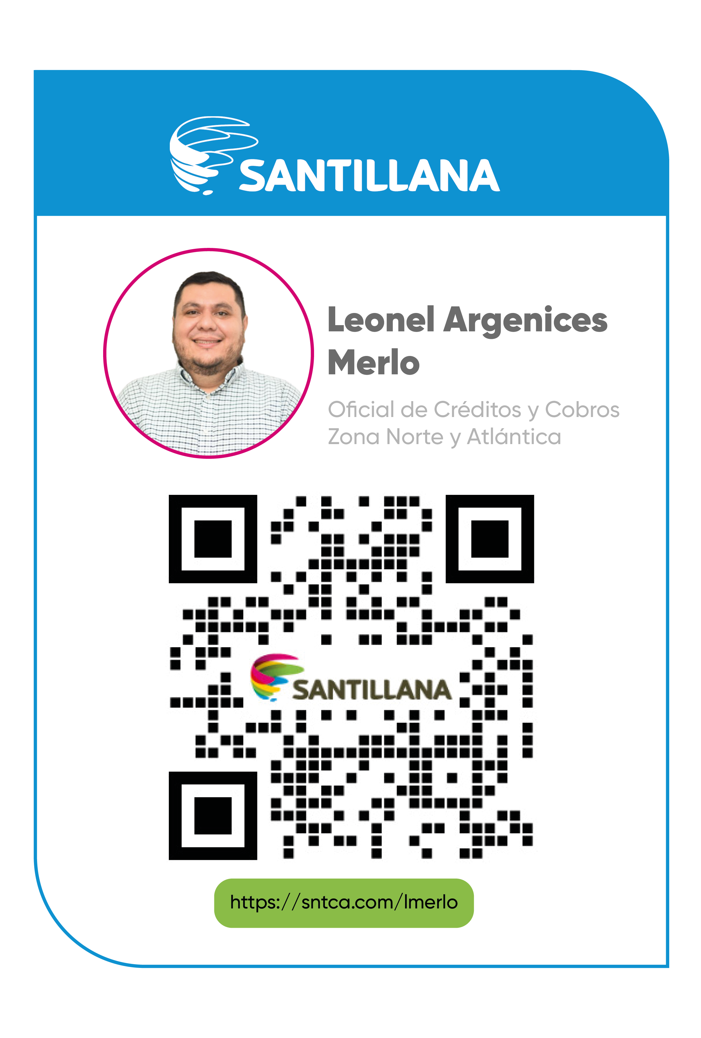 Código QR de Leonel Argenices Merlo Ponce