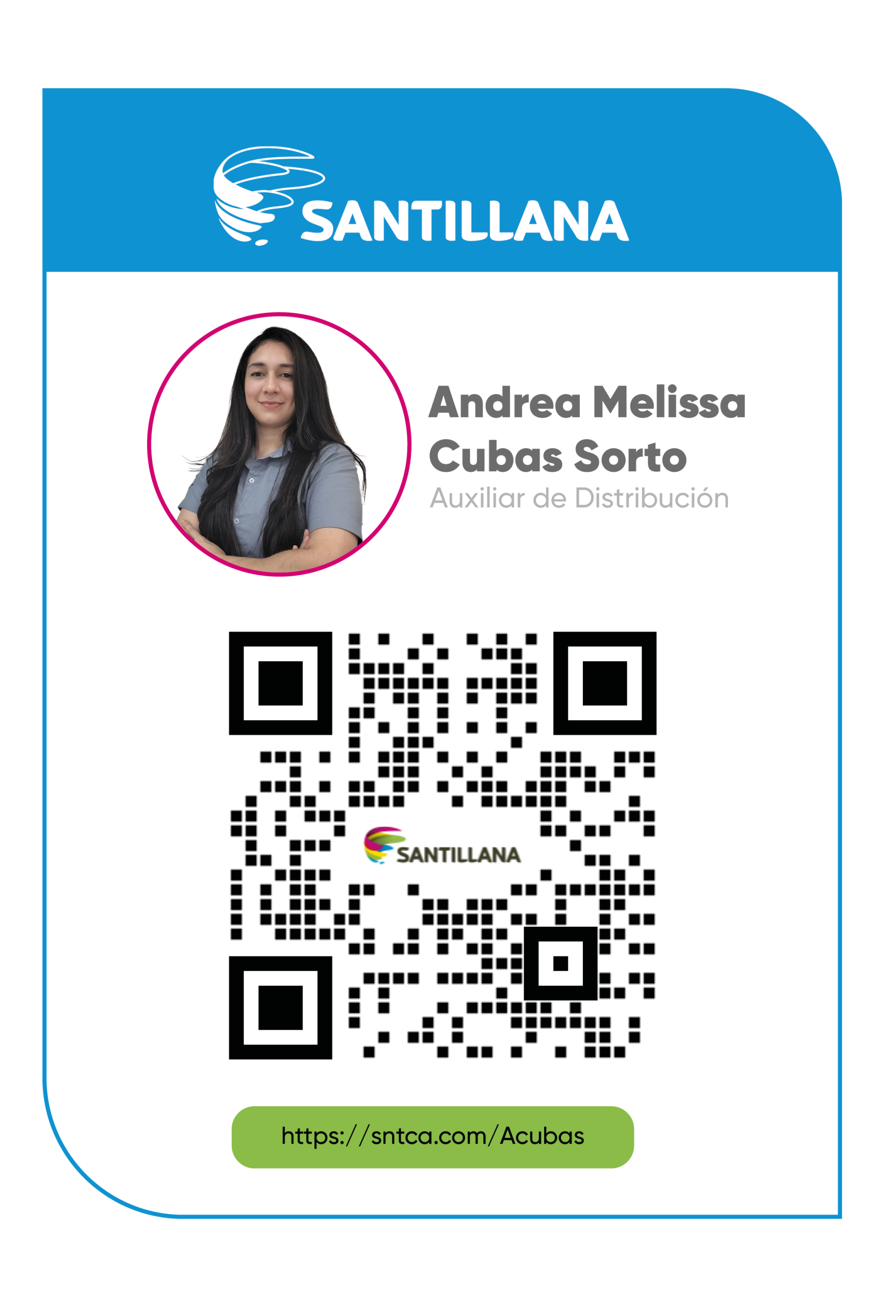 Código QR de Andrea Melissa Cubas Sorto